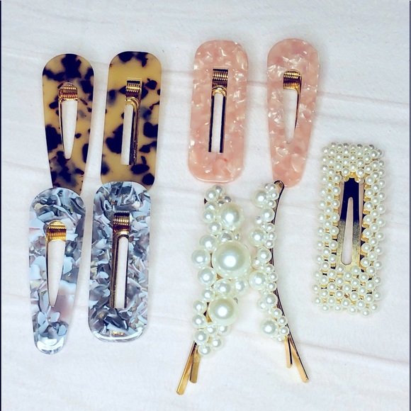 9 pc Hair Clips - Picture 1 of 1